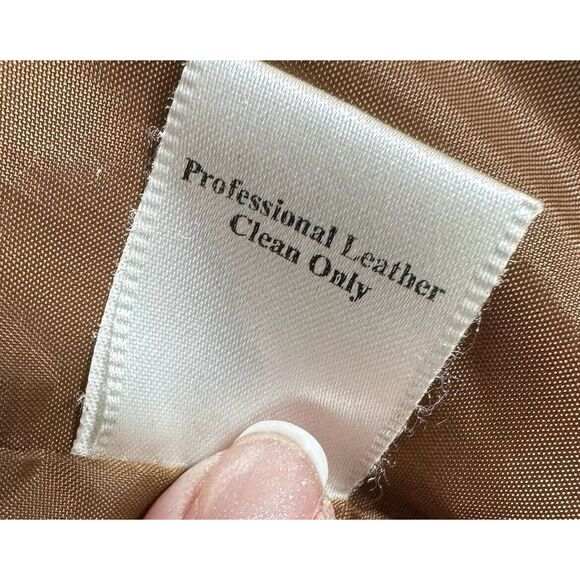 Coldwater Creek Brown Suede Leather Jacket Womens XL Coat Full Zip Western READ - Picture 6 of 12